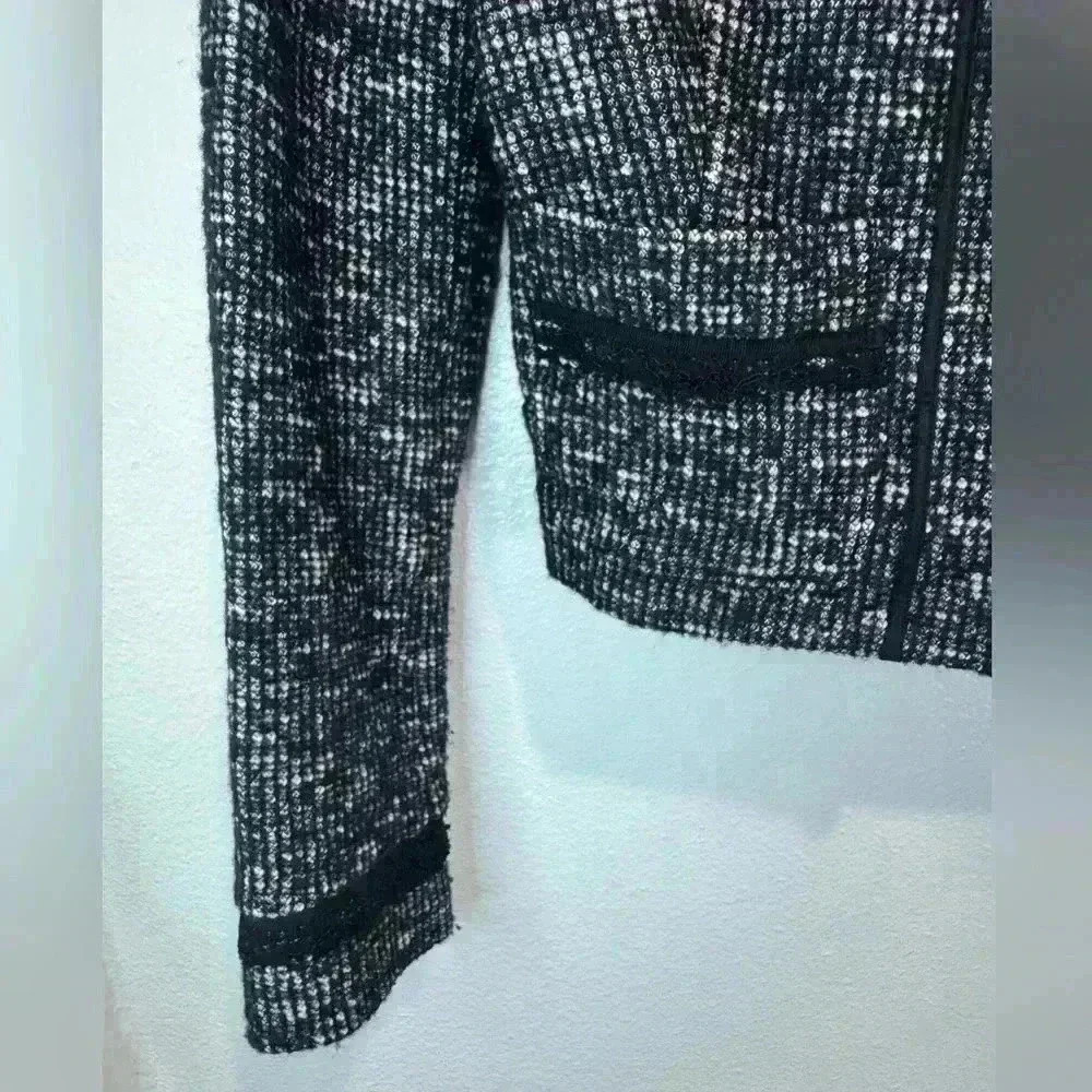 Banana Republic Women’s Vintage Italian Quality Tweed Wool Blazer Size 4 - Picture 8 of 8